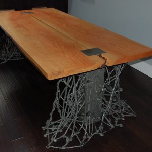 Tree Table - Reclaimed live edge wood table