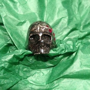 Burnt Skull Ring